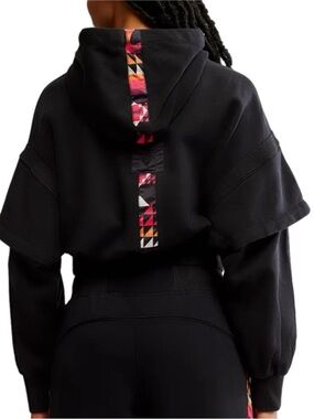 FREE PEOPLE MOVEMENT Snow Flow Cropped Hoodie Small NWT